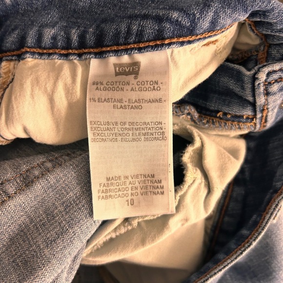 Levi's 525 Womens Bootcut Jeans Size 10 Slender Boot Boho Bohemian Festival - Picture 9 of 16